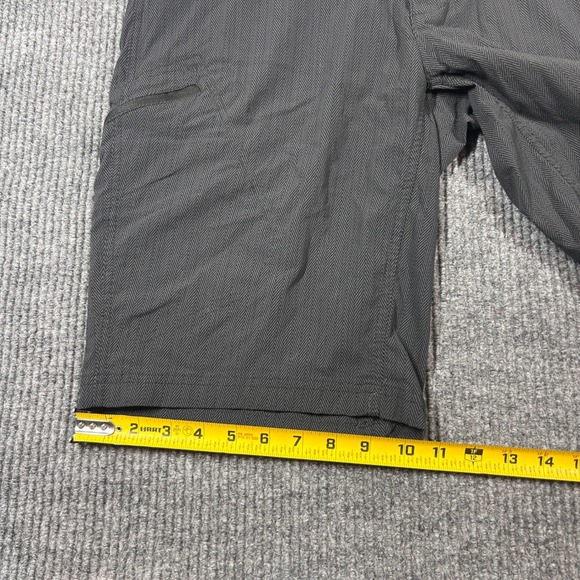 Eddie Bauer Ascent Shorts Men's 36 Charcoal Herringbone Outdoor Utility - Picture 7 of 8